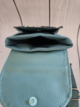 Preview: Handytasche mint blumen