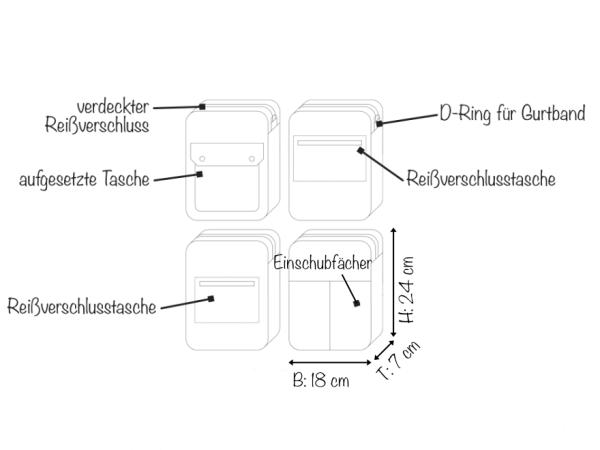 Umhängetasche Paula