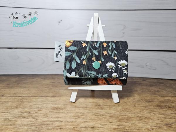 Geldbörse Schmetterling Blumen