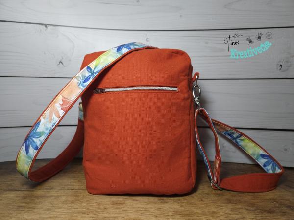 Umhängetasche mit Blumenprint